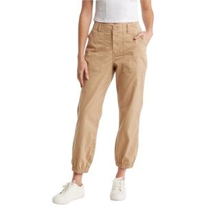 NWT Sanctuary Women’s Maya Cargo Style Poplin Jogger Pants Casual Spring Summer